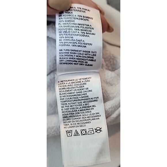 The North Face Women’s Trivert Hoodie M White Purple Logo - Picture 10 of 12